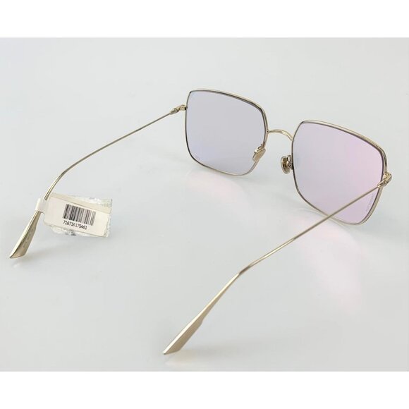 NIB Dior Rose Gold Stellaire 000Te Metal Square Sunglasses main image 6